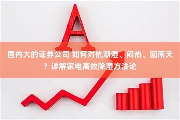 国内大的证券公司 如何对抗潮湿、闷热、回南天？详解家电高效除湿方法论